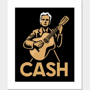 The Guitarist Johnny Cash Posters and Art